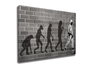Wallity WY44 Banksy Lienzo Decorativo 50 x 70 cm